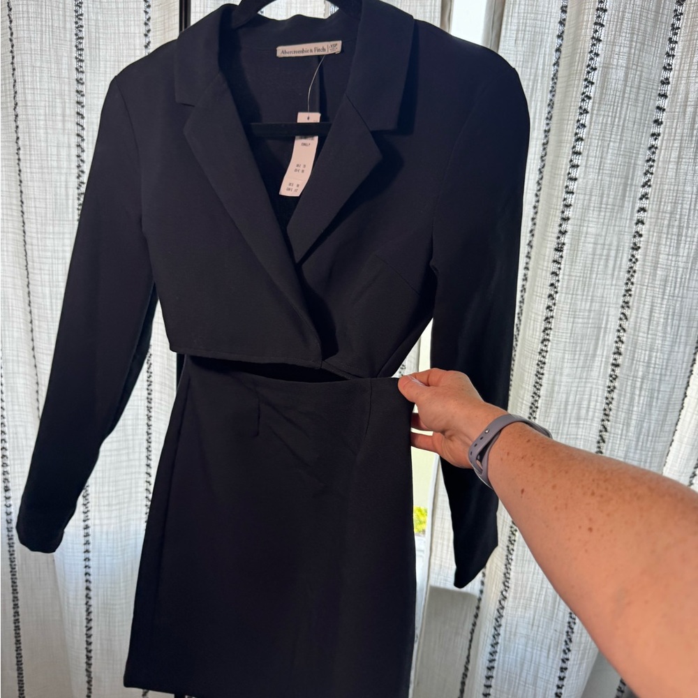 Abercrombie & Fitch Black Blazer Dress